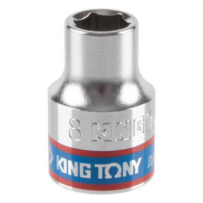 Головка торцевая стандартная шестигранная 3/8", 8 мм KING TONY 333508M