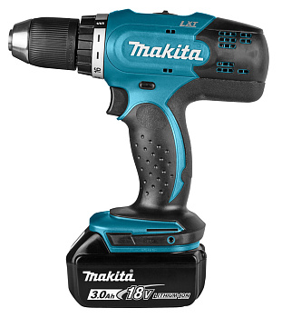Аккумуляторная дрель-шуруповерт Makita DDF453RFE • 18V LXT • 42 Нм • 0-1300 об/мин