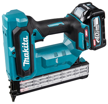 Аккумуляторный гвоздезабиватель Makita FN001GZ • 40V XGT • BL • XPT • 18GA • 15-40 мм • магнитный магазин до 100 шт