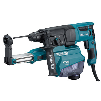 Сетевой перфоратор с системой пылеудаления Makita HR2652 • 800 Вт • SDS-PLUS • 26 мм • 2,9 Дж • 3 режима