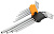 Набор Г-образных Torx, T10H-T50H, длинные, с отверстием, 9 предметов TOLSEN TT20057