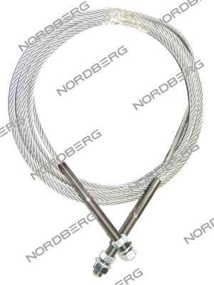 NORDBERG Ремкомплект для подъемника N4120A-4T, трос (8680х8,1 мм)