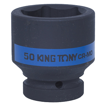 KING TONY Головка торцевая ударная шестигранная 1", 50 мм