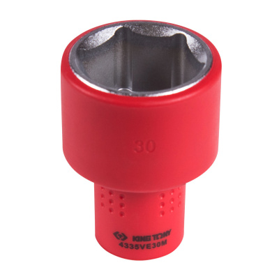 KING TONY Головка торцевая диэлектрическая шестигранная 1/2", 30 мм