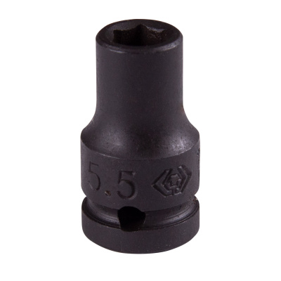 KING TONY Головка торцевая ударная шестигранная 1/4", 5,5 мм