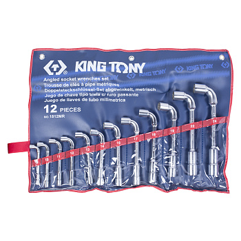 KING TONY Набор торцевых L-образных ключей, 8-24 мм, 12 предметов