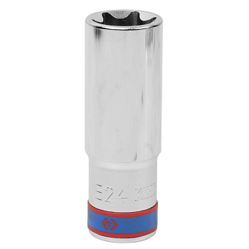 Головка торцевая TORX Е-стандарт 1/2", E24, L = 77 мм KING TONY 427524M