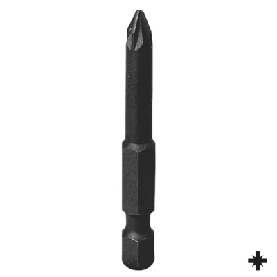 KING TONY Вставка (бита) торцевая 1/4", Pozidriv, PZ1, 50 мм, для шуруповерта