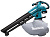 Аккумуляторный воздуходув-пылесос Makita DUB187Z • 18V LXT • BL • 4.2 м³/мин • 64 м/с • мешок 25 л • XPT