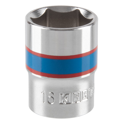 Головка торцевая стандартная шестигранная 3/8", 16 мм KING TONY 333516M