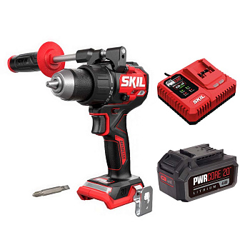 Комплект: Аккумуляторная ударная дрель-шуруповерт SKILHD6271,ЗУ SKILQC5360(6А) и АКБ SKILBY5196(4Ач)