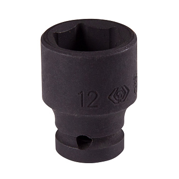 KING TONY Головка торцевая ударная шестигранная 1/4", 12 мм