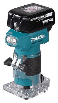 Аккумуляторный кромочный фрезер Makita DRT52Z • 18V LXT • BL • 6 мм • 30000 об/мин