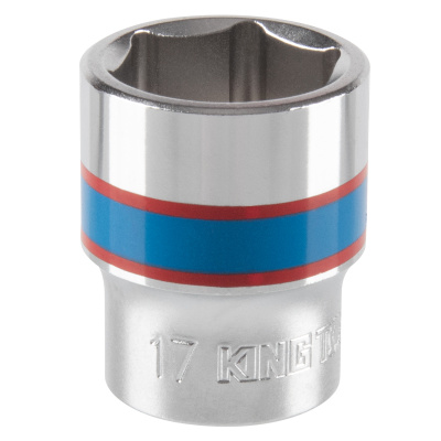 Головка торцевая стандартная шестигранная 3/8", 17 мм KING TONY 333517M