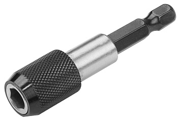 Держатель вставок (бит) 1/4", 60 мм, с фиксатором, для шуруповерта TOLSEN TT77863