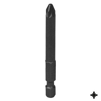 Вставка (бита) торцевая 1/4", Pozidriv, PZ2, 70 мм, для шуруповерта KING TONY 717002Z