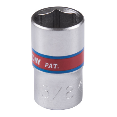 KING TONY Головка торцевая стандартная шестигранная 1/4", 3/8", дюймовая