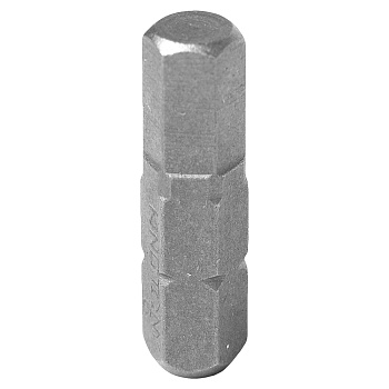 KING TONY Вставка (бита) торцевая 1/4", Hex, 6 мм, 25 мм