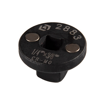 KING TONY Переходник 1/4">3/8", тонкий, магнитный
