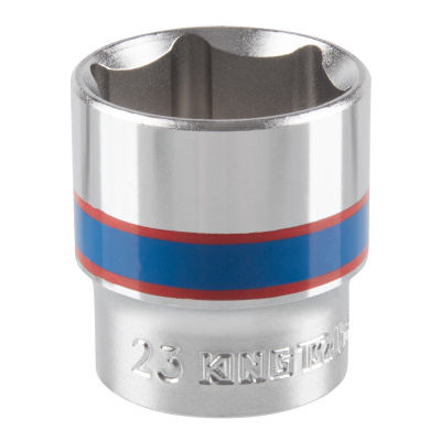 Головка торцевая стандартная шестигранная 3/8", 23 мм KING TONY 333523M