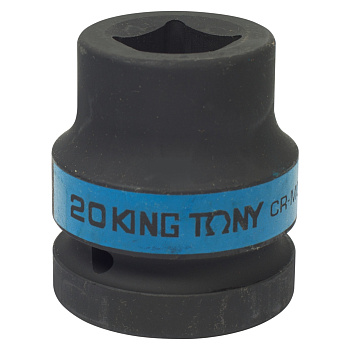 Головка торцевая ударная четырехгранная 1", 20 мм, футорочная KING TONY 851420M