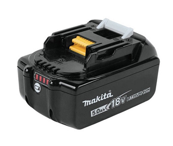 Аккумулятор Makita BL1850B • 18V LXT Li-ion • 5.0Ah • индикатор заряда • 1 шт.