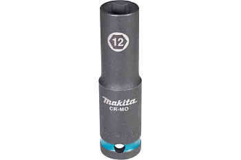 Ударная удлиненная торцовая головка Impact Black 1/2" 12x81,5 мм Makita