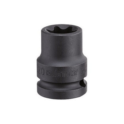 KING TONY Головка торцевая ударная TORX Е-стандарт 3/4", E24, L = 56 мм