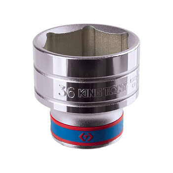 KING TONY Головка торцевая стандартная шестигранная 1/2", 36 мм