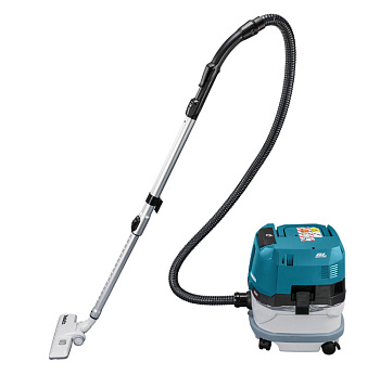 Пылесос аккумуляторный Makita VC001GLZ03 • XGT • BL • 2x40В • 23 кПа • 3.2 м³/мин • 8 л • сухая/влажная уборка • L-класс • XPT • щетки, трубки, насадки