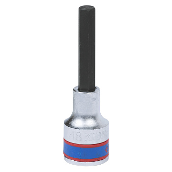 KING TONY Насадка (бита) торцевая 1/2", Hex, 8 мм, L = 80 мм