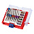 МАСТАК Набор вставок (бит) 1/4", PH, PZ, Hex, Torx, Slotted, 19 предметов