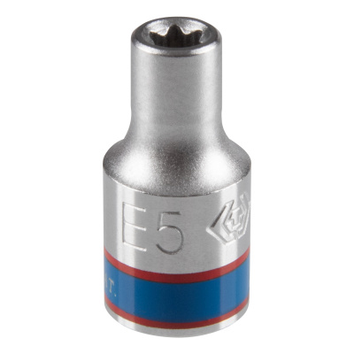 Головка торцевая TORX Е-стандарт 1/4", E5, L = 24 мм KING TONY 237505M