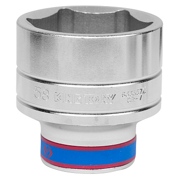 KING TONY Головка торцевая стандартная шестигранная 3/4", 58 мм
