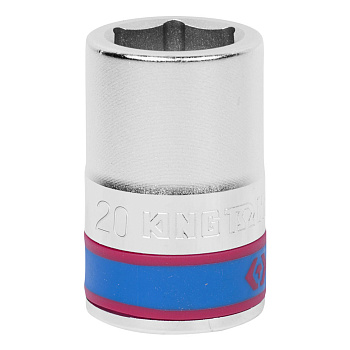 KING TONY Головка торцевая стандартная шестигранная 3/4", 20 мм