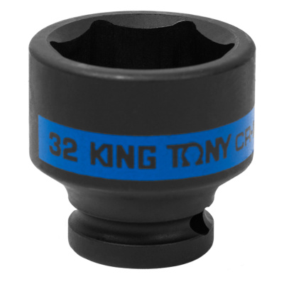 KING TONY Головка торцевая ударная шестигранная 1/2", 32 мм