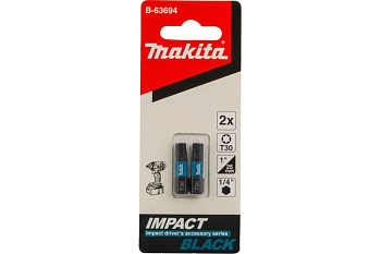 Насадка Impact Black T30, 25 мм, C-form, 2 шт. Makita