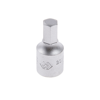 KING TONY Насадка (бита) торцевая 1/4", Hex, 6 мм, L = 25 мм