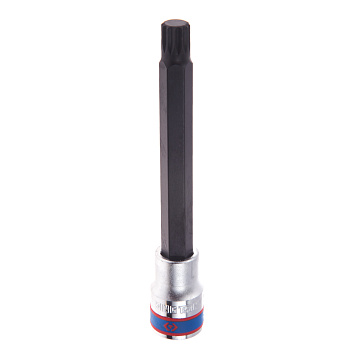 KING TONY Насадка (бита) торцевая 1/2", Spline, M12, L = 140 мм