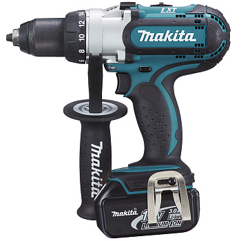 Аккумуляторная дрель-шуруповерт Makita DDF451RFE • 18V LXT • 40 Нм • 0-1700 об/мин