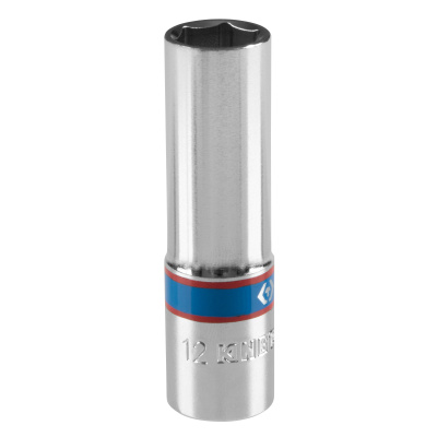Головка торцевая глубокая шестигранная 3/8", 12 мм KING TONY 323512M