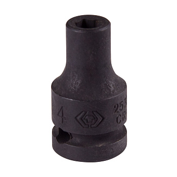 KING TONY Головка торцевая ударная шестигранная 1/4", 4 мм