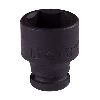 KING TONY Головка торцевая ударная шестигранная 1/4", 13 мм