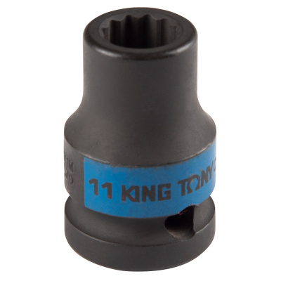 KING TONY Головка торцевая ударная двенадцатигранная 1/2", 11 мм