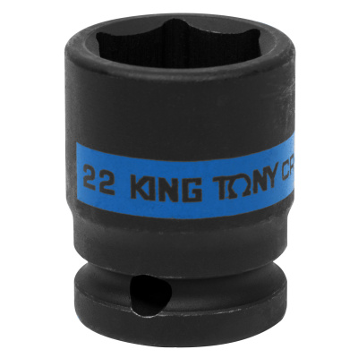 KING TONY Головка торцевая ударная шестигранная 1/2", 22 мм