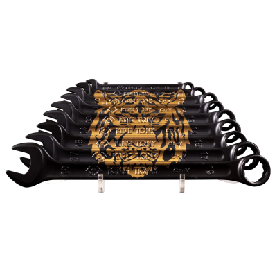Набор комбинированных ключей "TIGER TOTEM", 6-19 мм, подставка, 9 предметов KING TONY P12D09MRS11