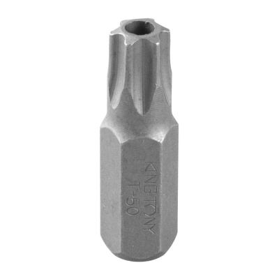 Вставка (бита) торцевая 10 мм, Torx, Т45, 36 мм, с отверстием KING TONY 163645U