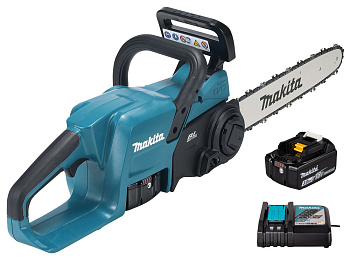 Аккумуляторная цепная пила Makita DUC357RF • 18V LXT • 610 Вт • 14/35 см • 3/8 • 1.1 мм • в комплекте аккумулятор BL1830B и зарядное устройство DC18RC