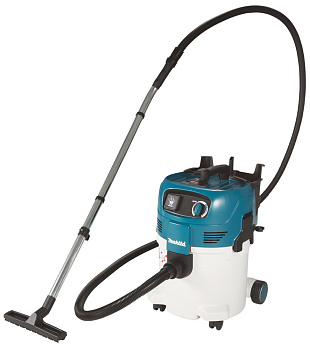 Сетевой пылесос для сухой и влажной уборки Makita VC3012L • 1500 Вт • 210 мбар • 30 л