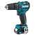 Аккумуляторная ударная дрель-шуруповерт Makita HP332DWAE • 12V CXT • 35 Нм • 0-1500 об/мин